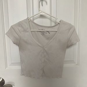 Aerie White Mini Tee